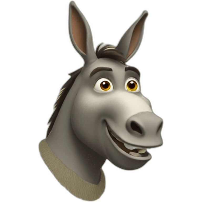 Shrek donkey emoji