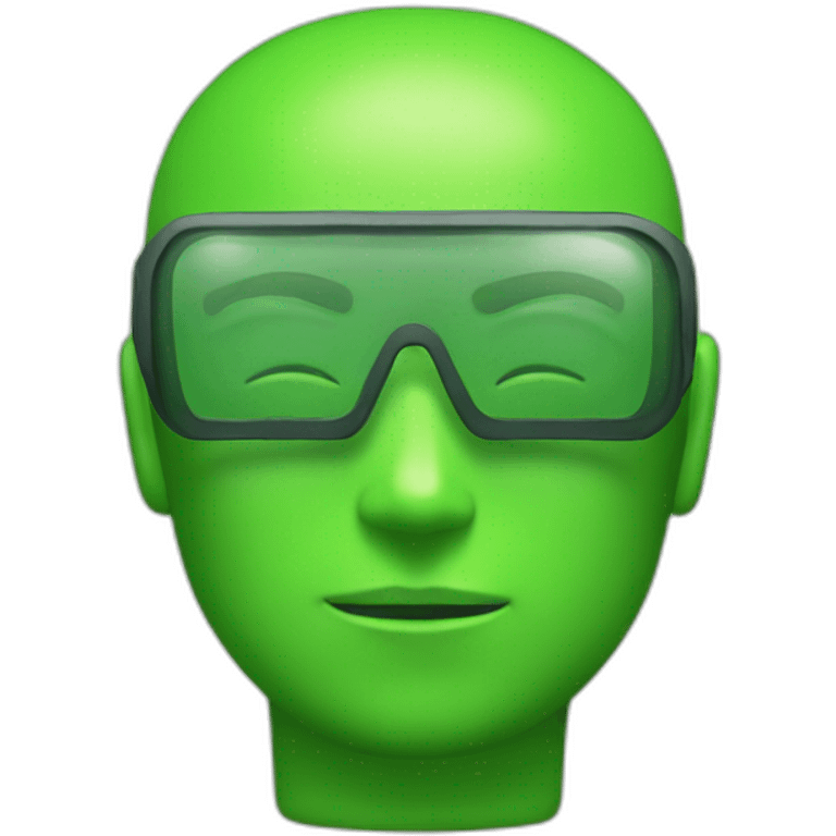 green android operating system that's coding emoji