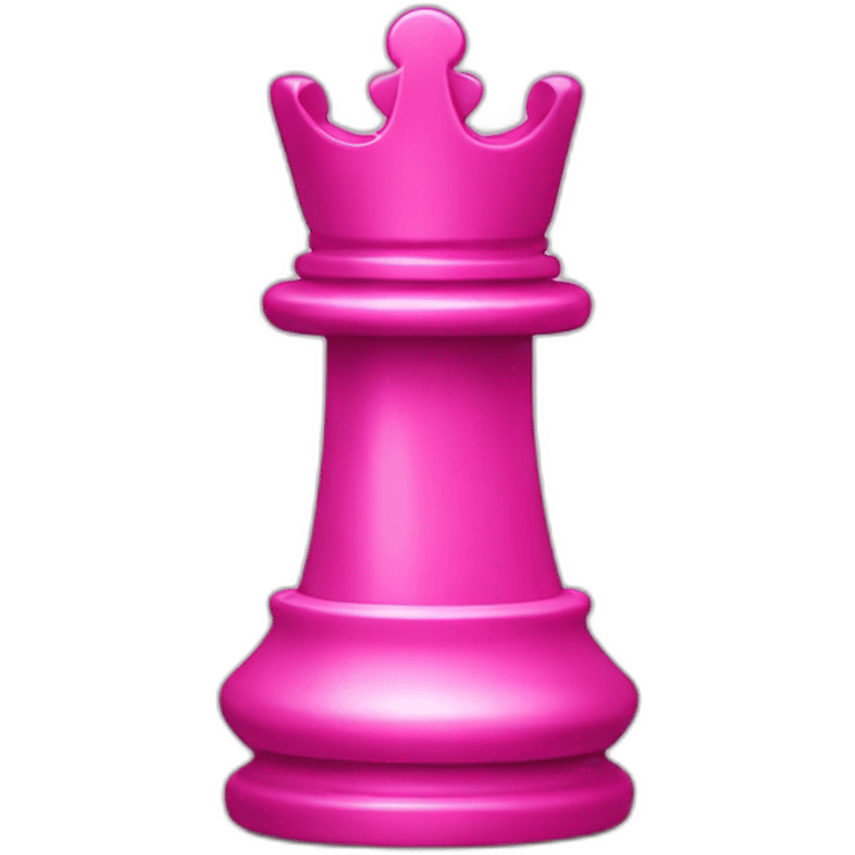 Pink chess piece emoji