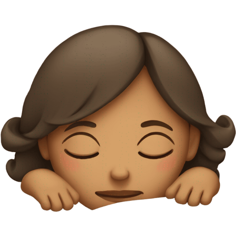 Sleeping girl emoji