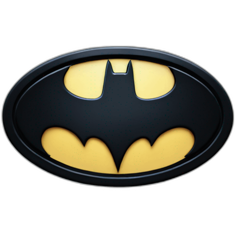 Batman logo emoji