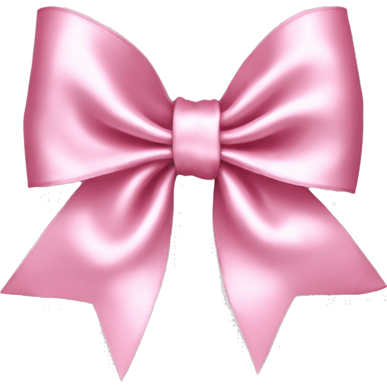 light pink satin bow  emoji