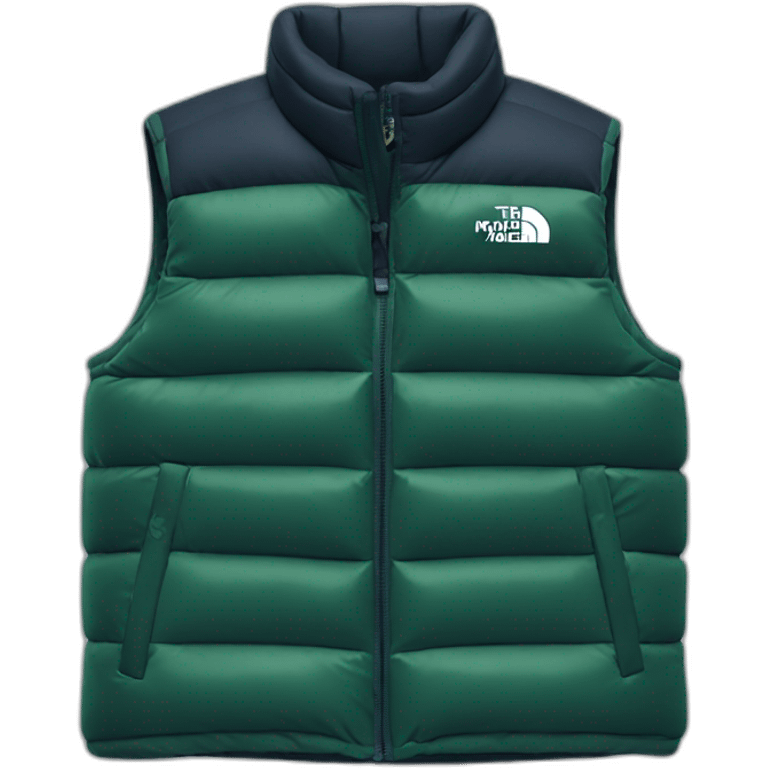 North face puffy vest emoji