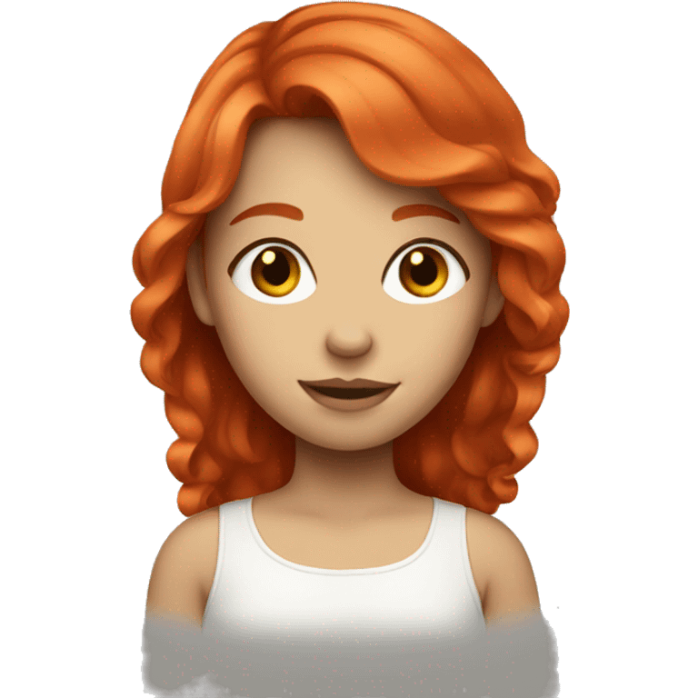 a red haired girl emoji