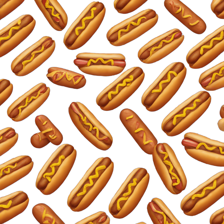 Hotdogs everywhere emoji