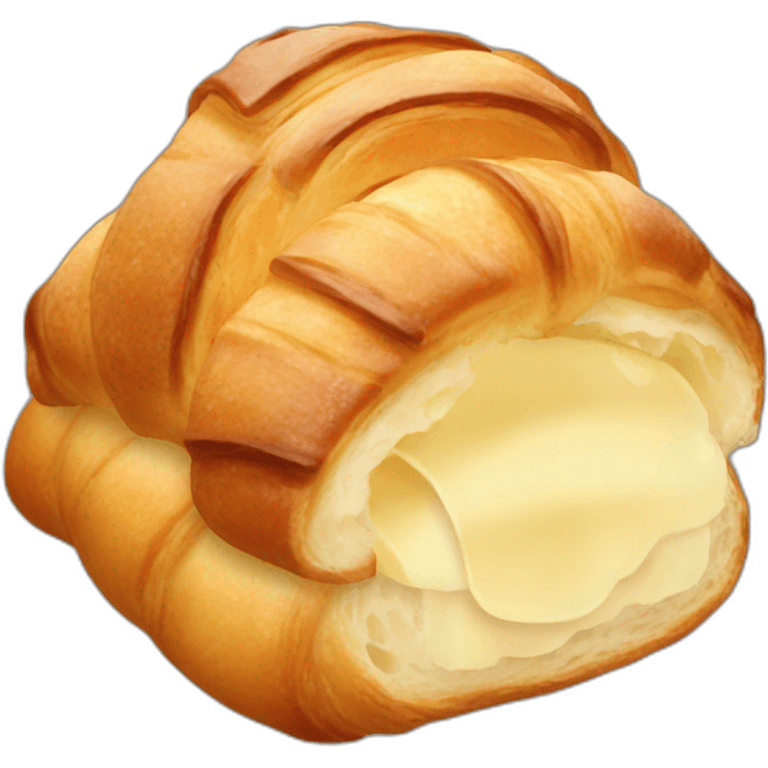 croissant mignon emoji