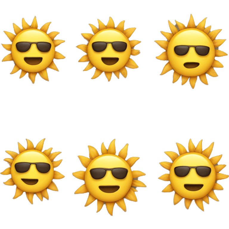 Hippie sun emoji