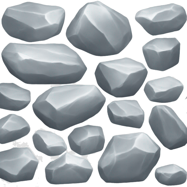 silver stones emoji