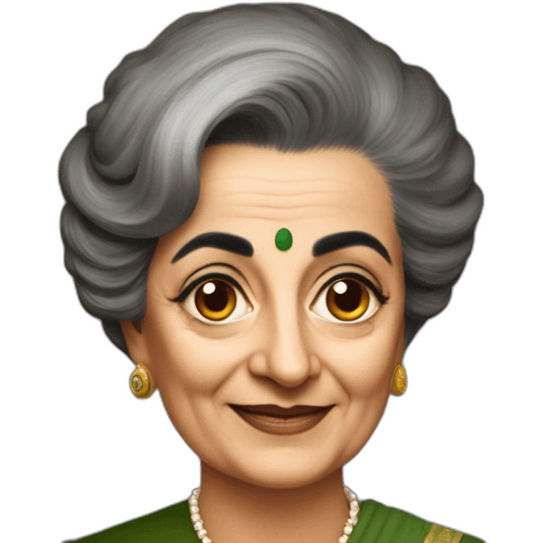 Indira Gandhi emoji