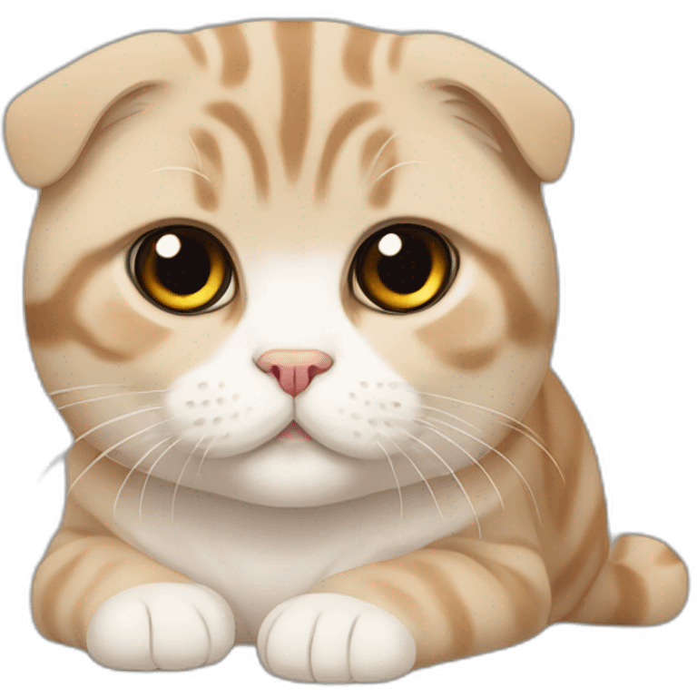 Scottish fold emoji