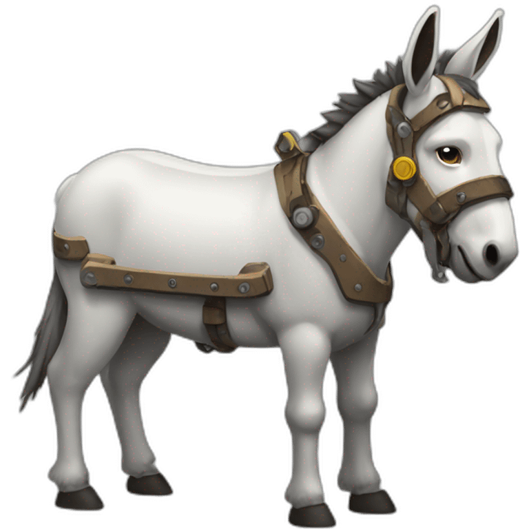 Mechanical donkeys emoji