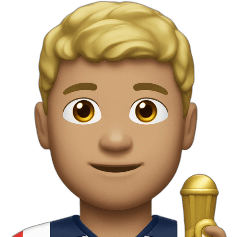 Mbappé joue de la flûte emoji