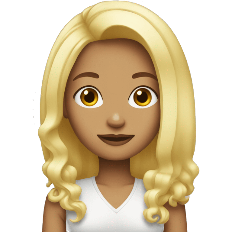 Girl blonde emoji