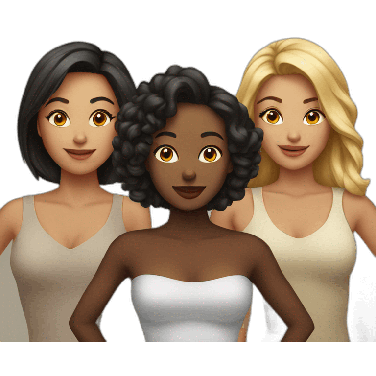 group of beautiful women  emoji