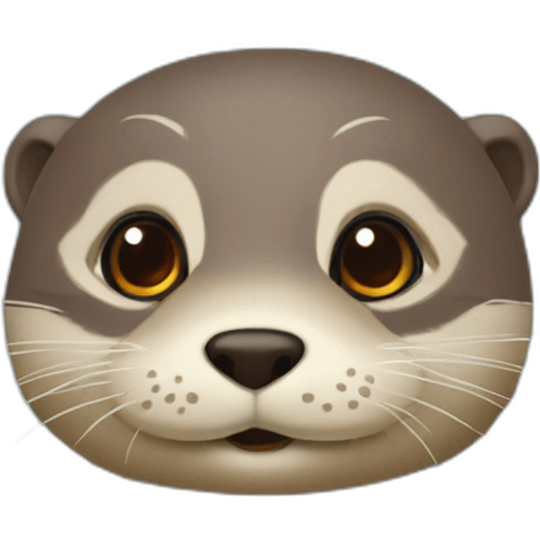 Loutre de noel emoji