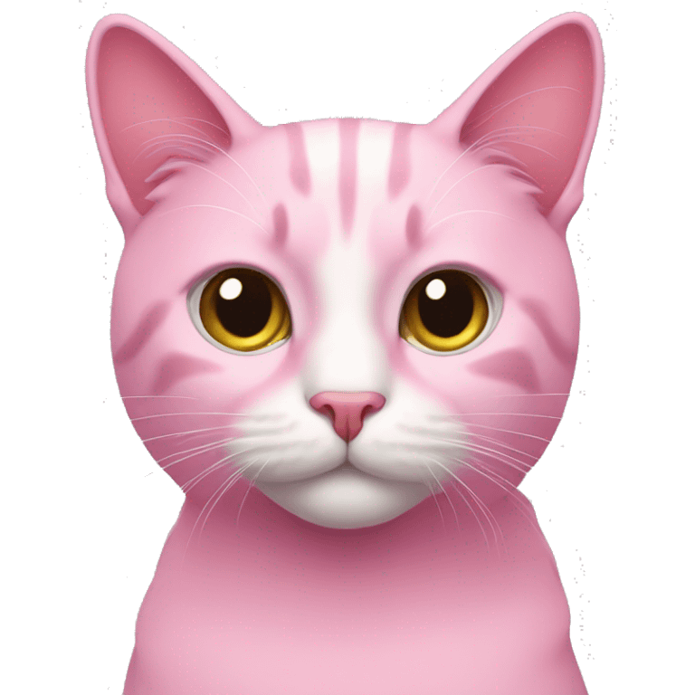 cat pink emoji