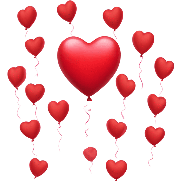 red Valentine’s Balloon  emoji