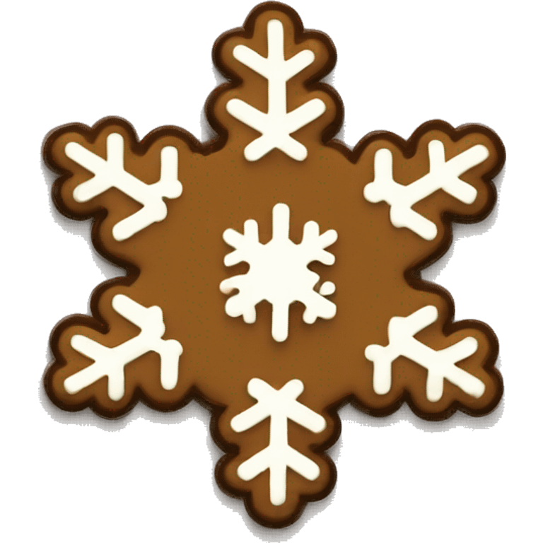 brown pin and snowflakes  emoji