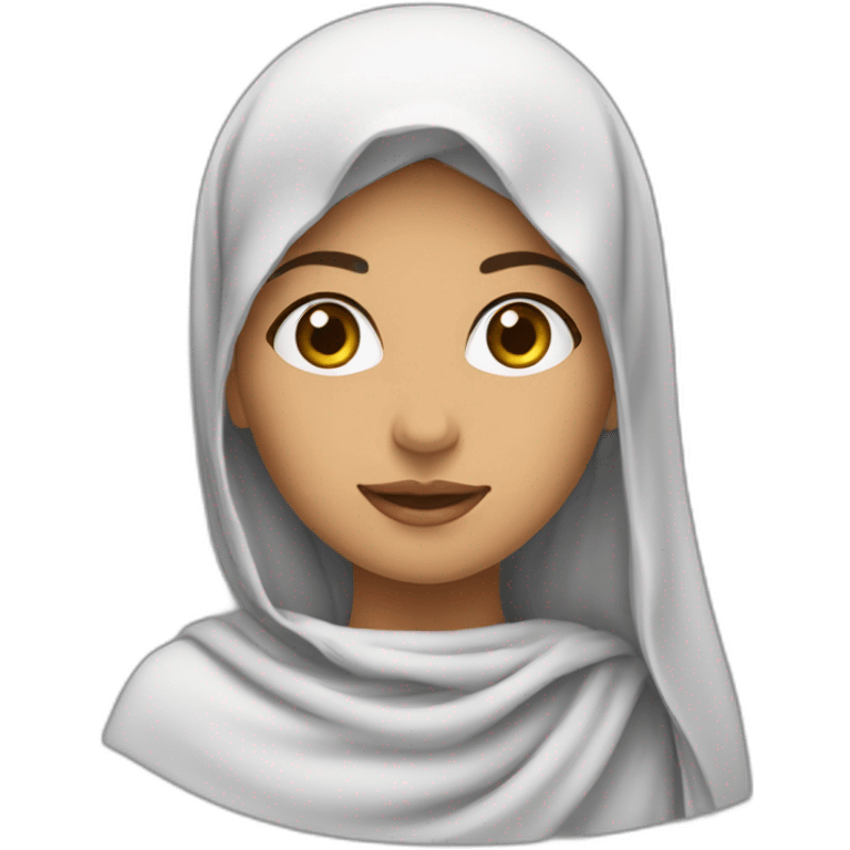 fille marocaine avec un drapeau du maroc  emoji