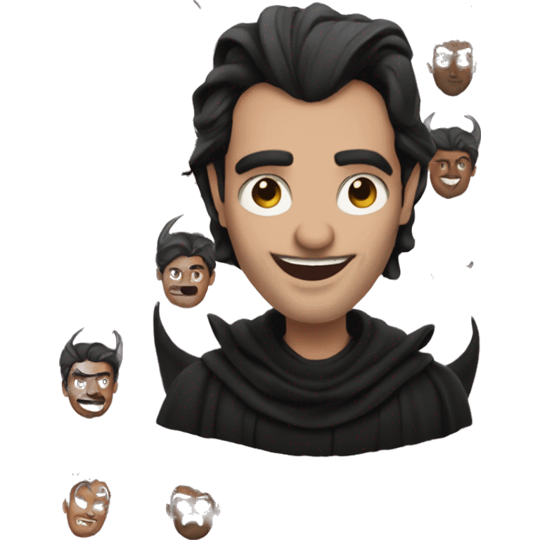 Maleficient with lebanese features emoji