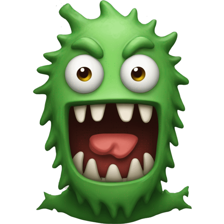 Christmas monster emoji