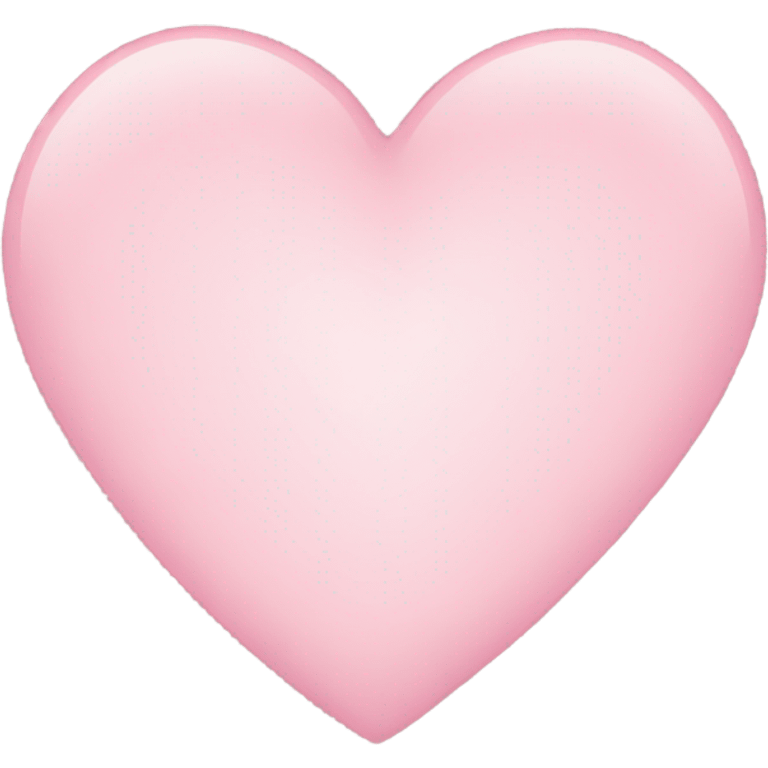 Light pink heart  emoji