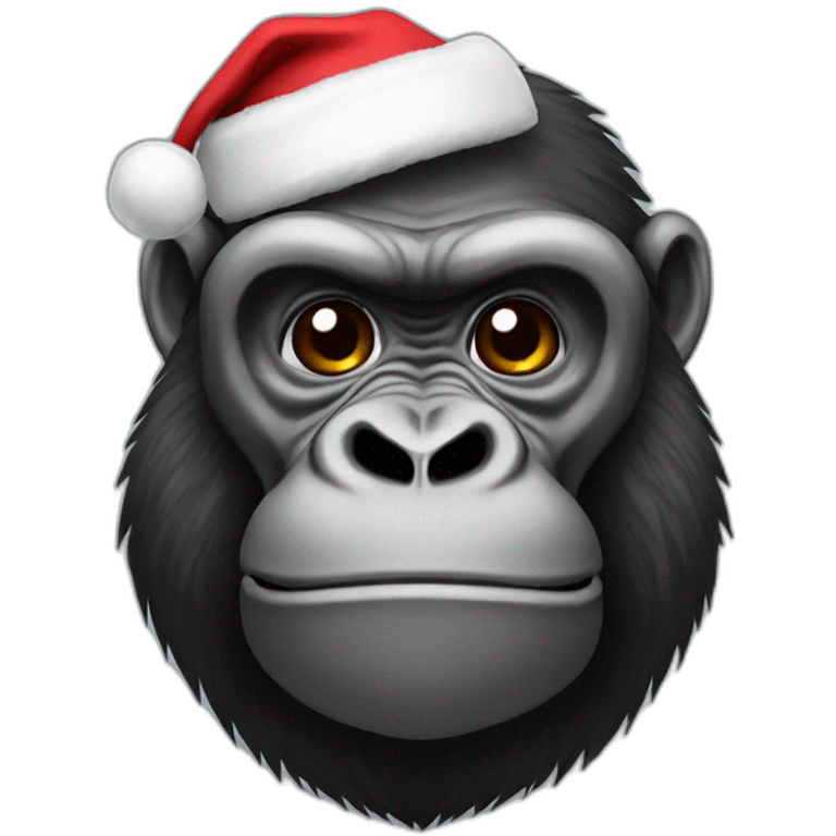 gorilla santa emoji