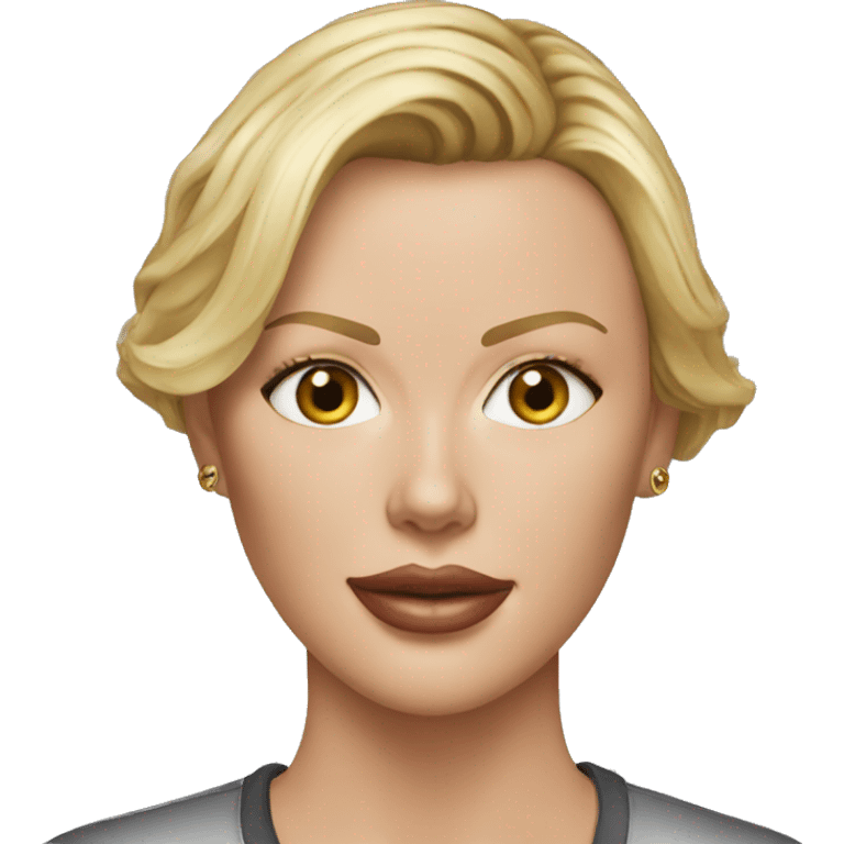 ultra realistic charlize theron wearing shirt emoji