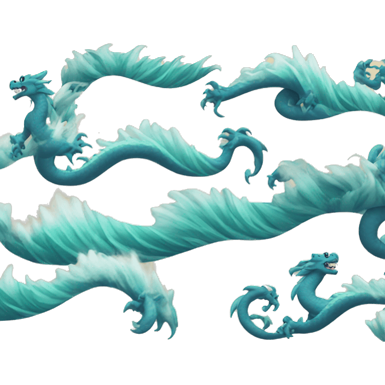 dragon wave emoji