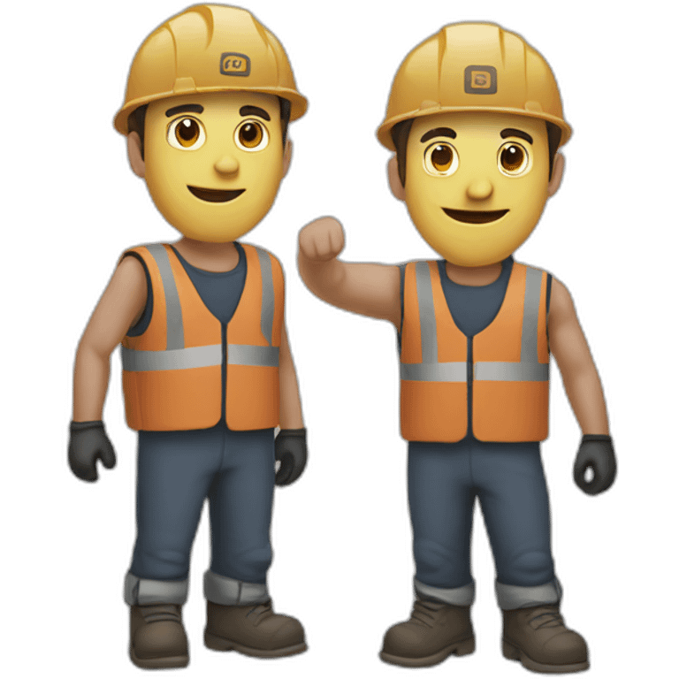 two man sanding emoji