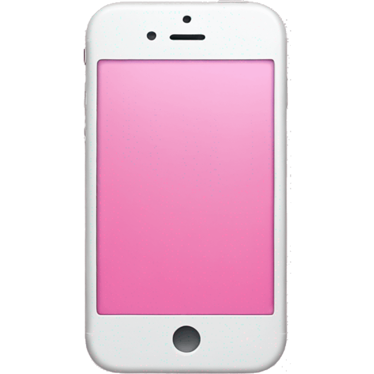 Pink iPhone emoji