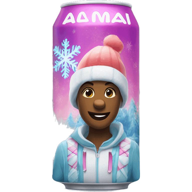 alani energy drink winter wonderland  emoji