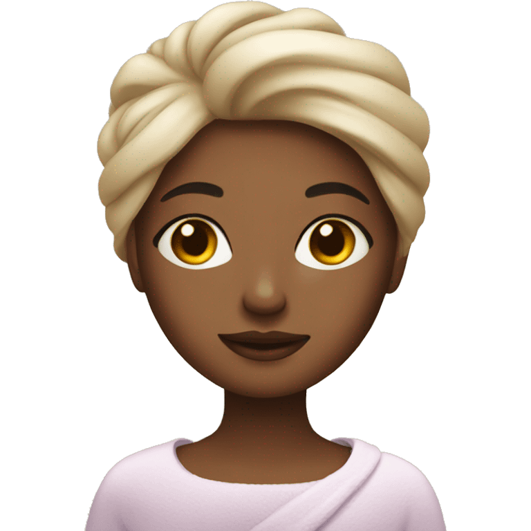 girl at a spa  emoji