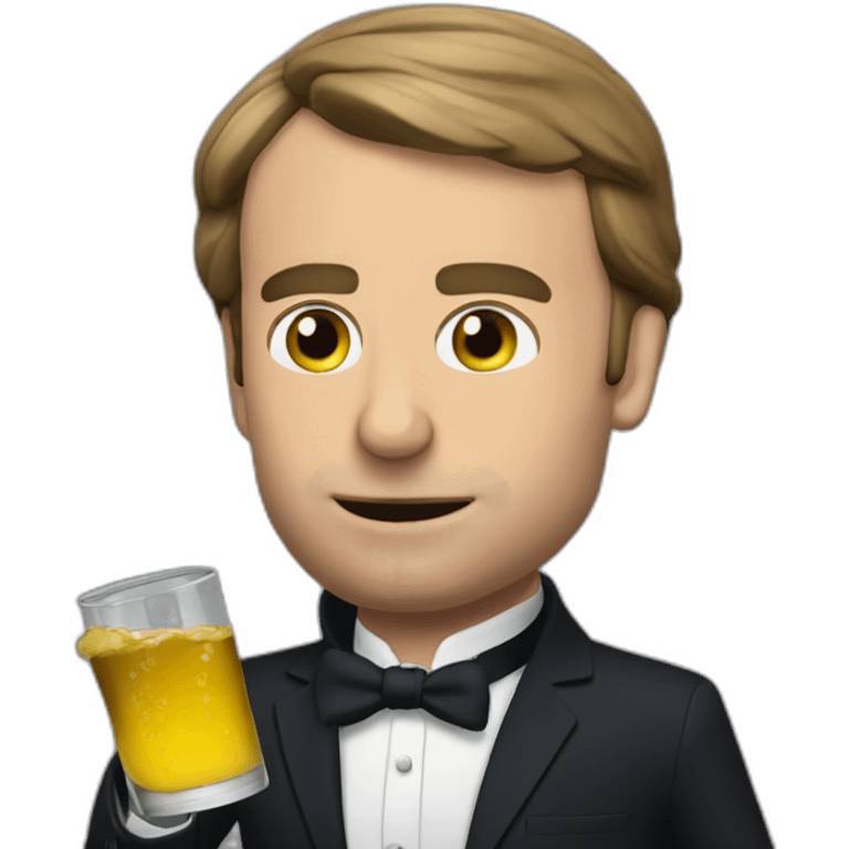 macron drunk emoji