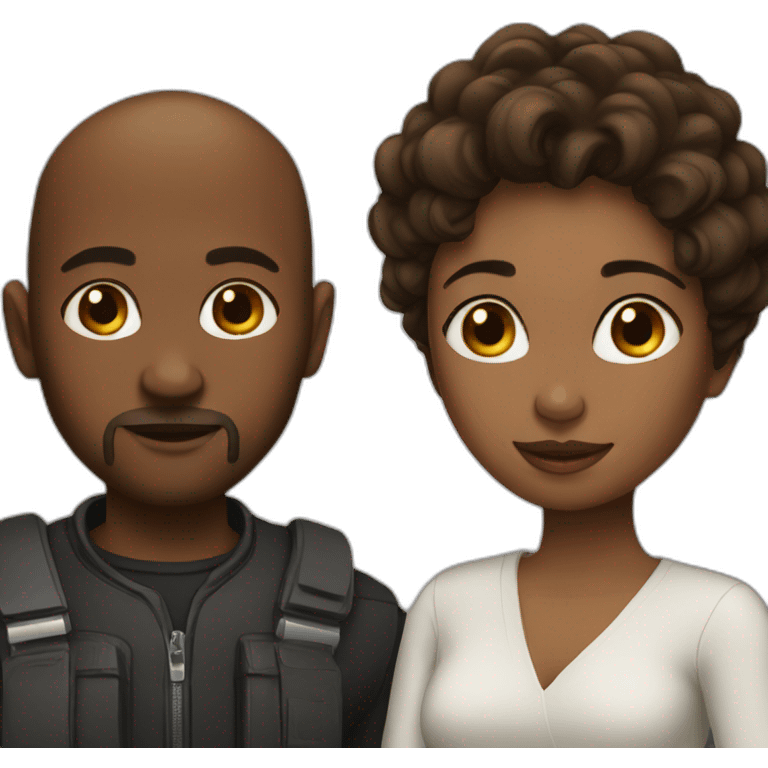 Couple from the future emoji