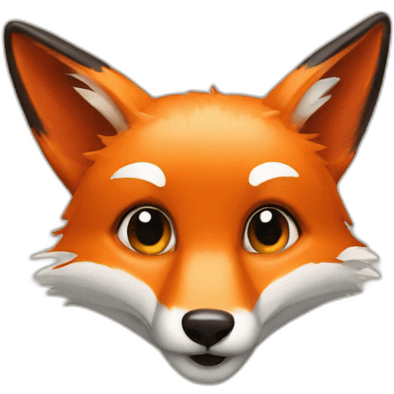 Fox kiss bug  emoji