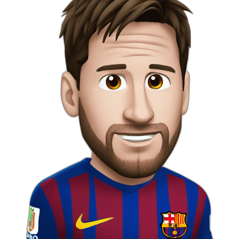 Messi qui marque emoji