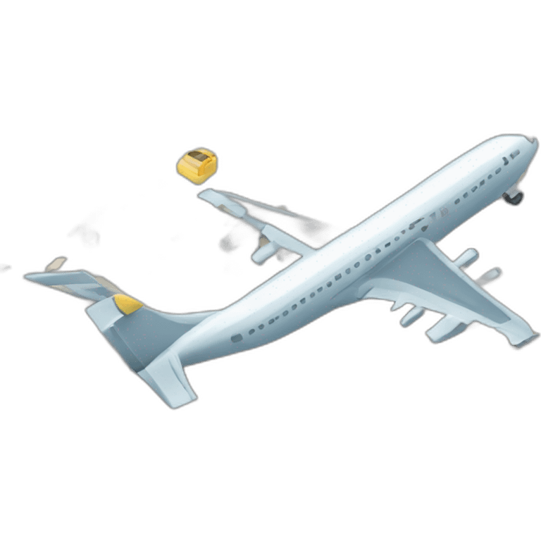 Crash de tour et d'avion emoji