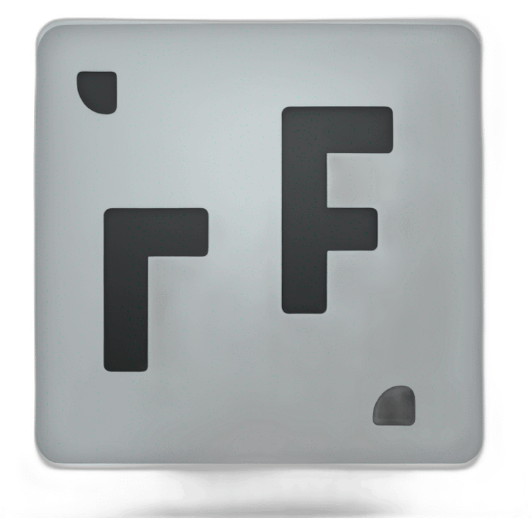 letter F computer keyboard key emoji