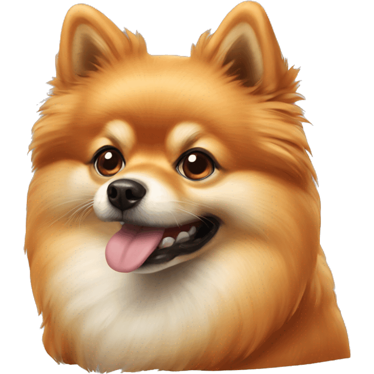 Pomeranian that look like Fox  emoji