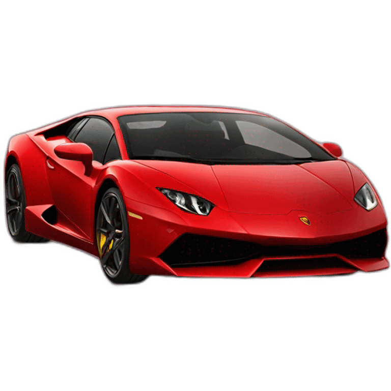 Lamborghini advent rouge  emoji