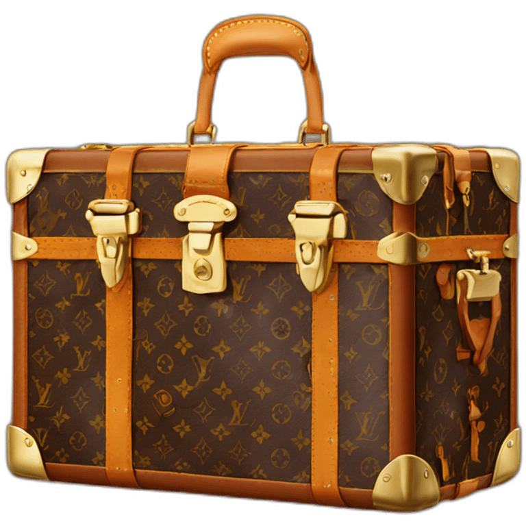 louis vuitton trunk luggage emoji