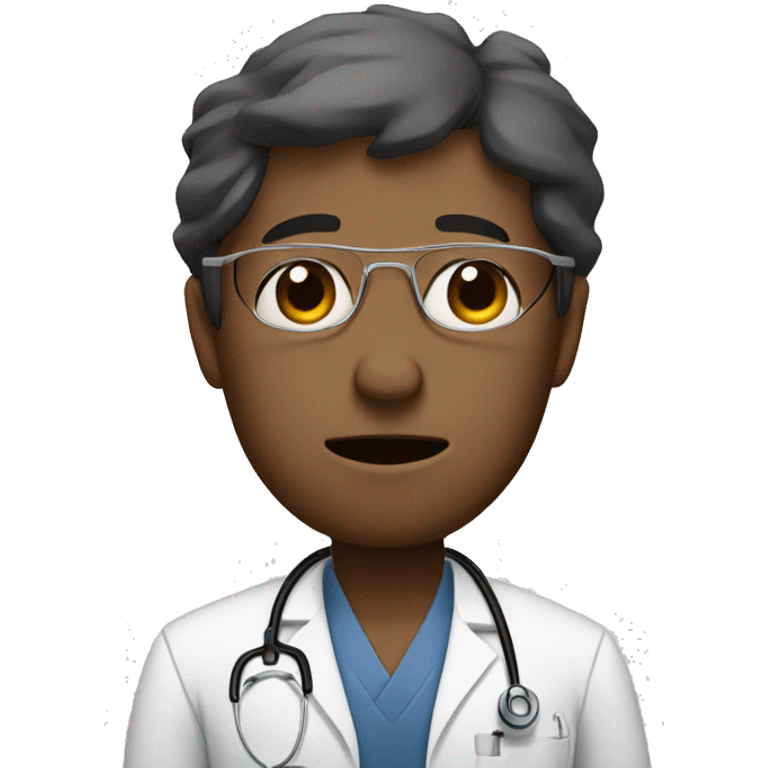 Tired doctor emoji