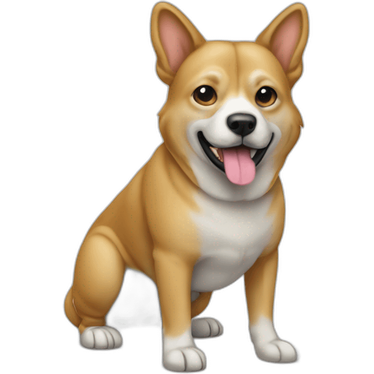 Dog Canine Thai Rigdeback Full-height emoji