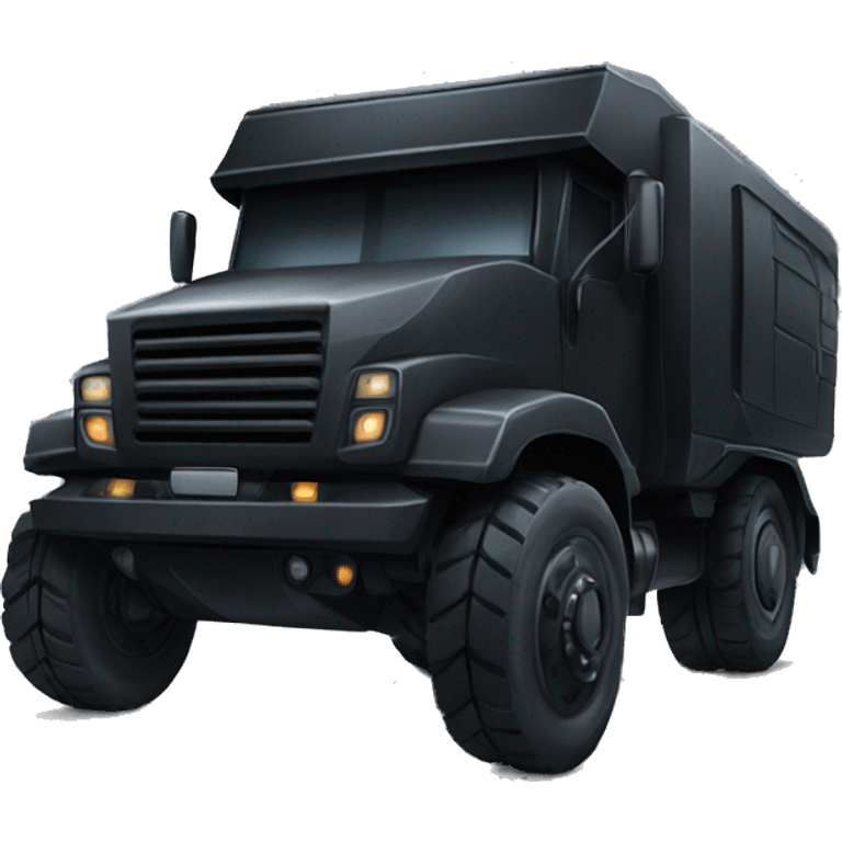 Black cyber truck emoji