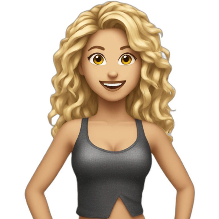 Shakira dancing funk emoji