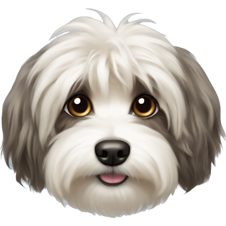 havanese silk dog emoji