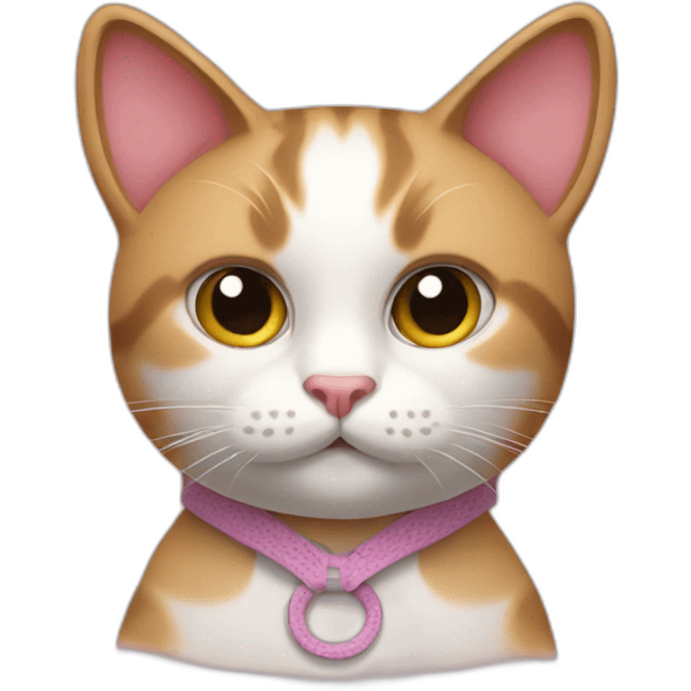 cat with a bra emoji