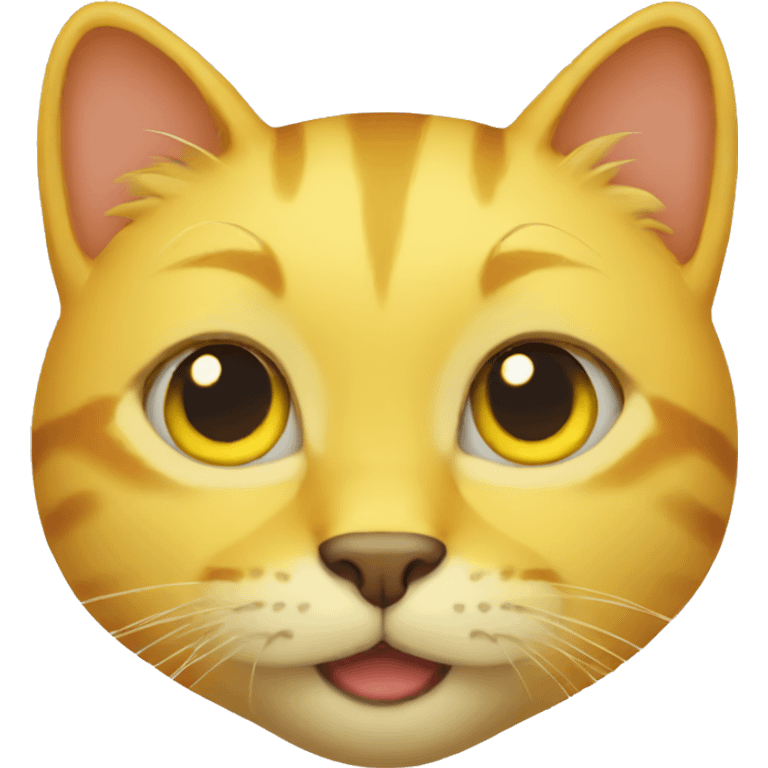 yellow cat emoji