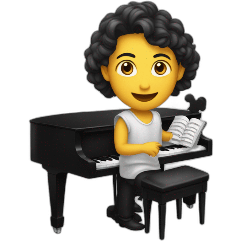 Pianosta nuotit lentää  emoji